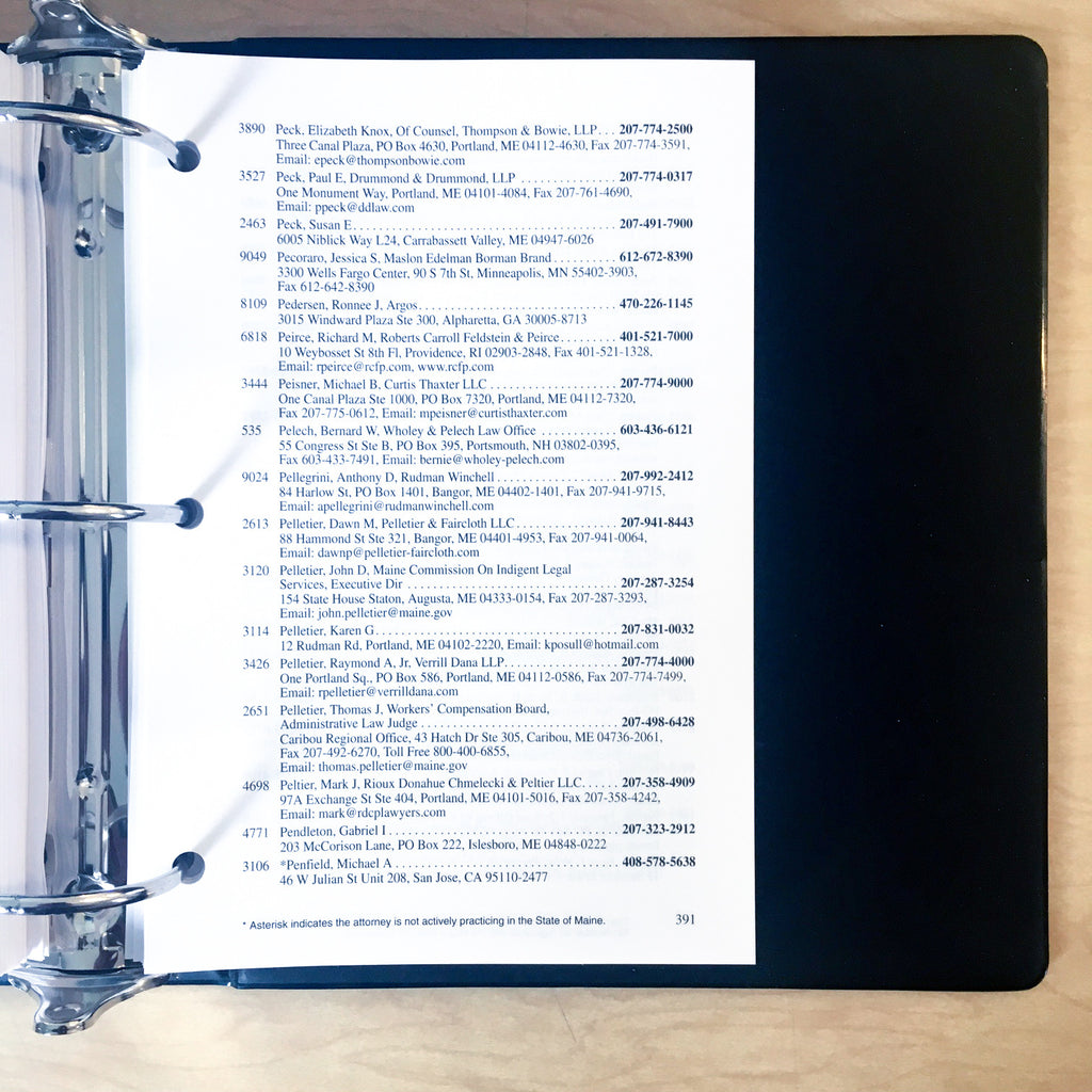 Maine Bar Directory 2026